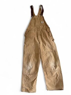 Carhartt Tan Workwear Duck Bib Overalls